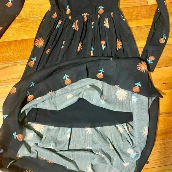 MO&Co Edition Floral Black Maxi with Bralette - Picture 8 of 11